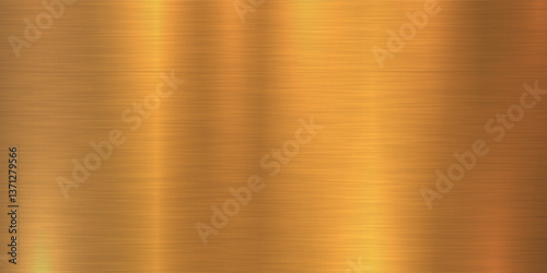 Gold metallic gradient with scratches. Gold foil surface texture effect. Vector illustration