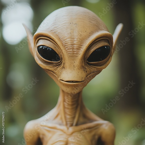 Alien Portrait in Forest
