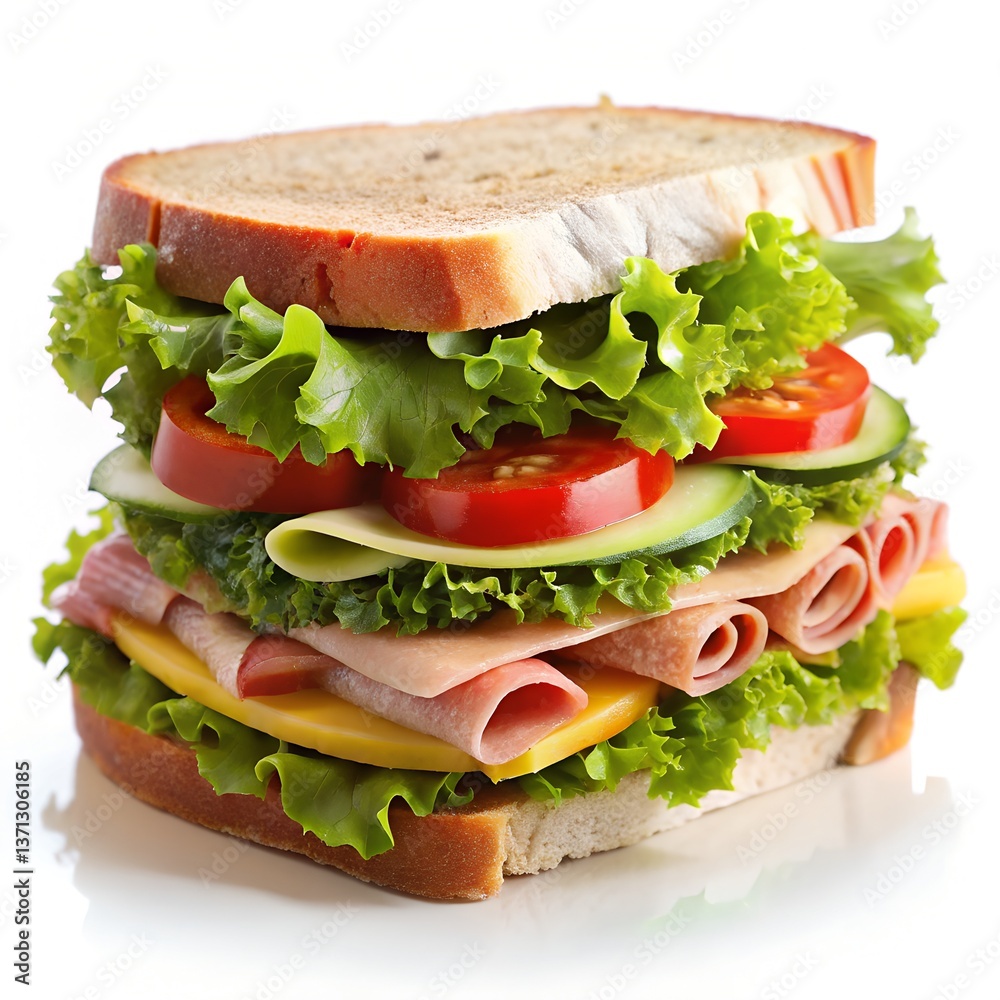 Sandwich isolated on white background Sandwich isolated on white background