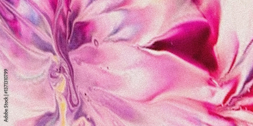 Fotografie Abstract art featuring shades of pink and purple with a textured and blurred app