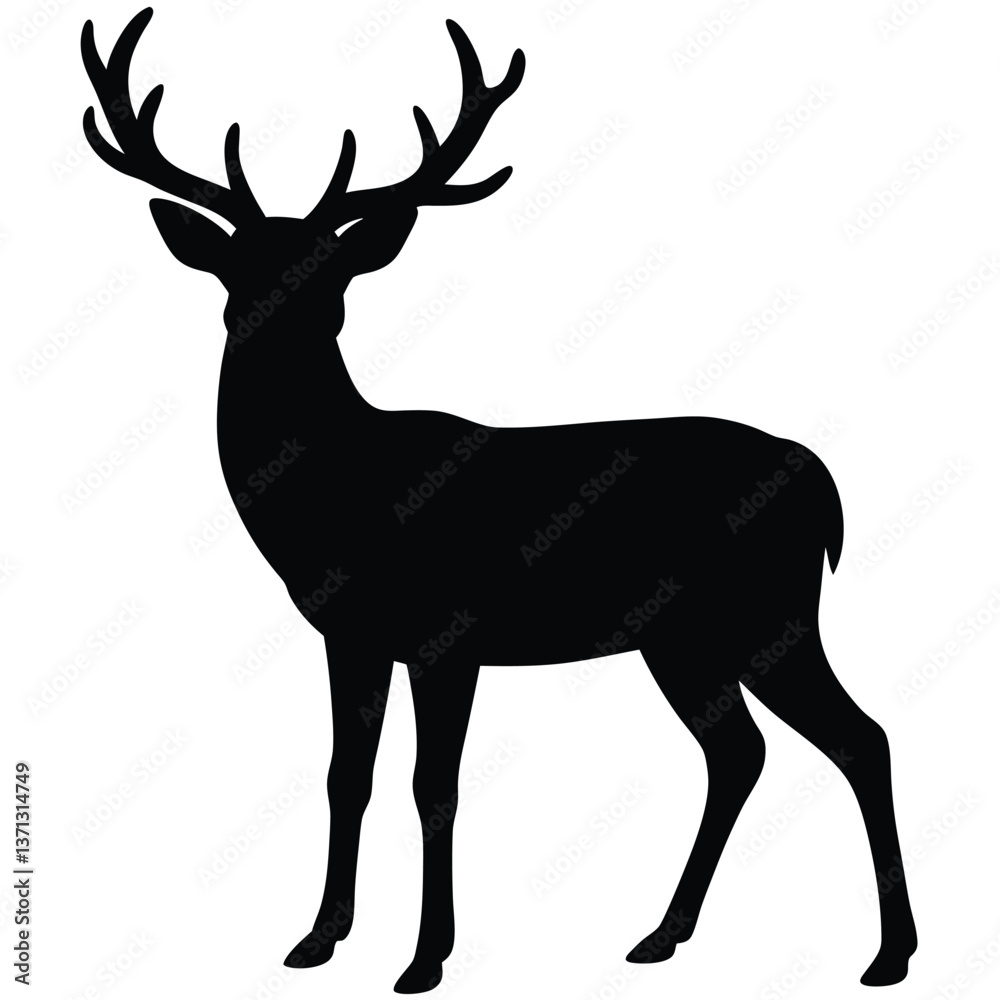 Obraz premium Deer Silhouette Collection