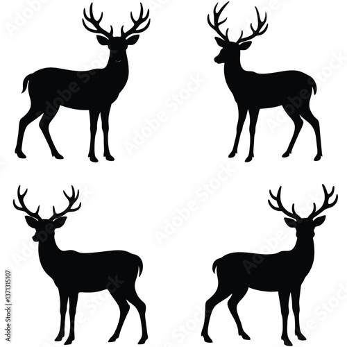 Deer Silhouette Collection