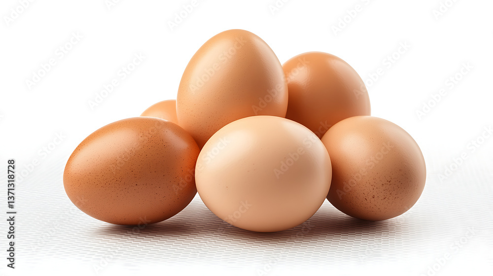 pile of egg isolated on white pile of egg isolated on white