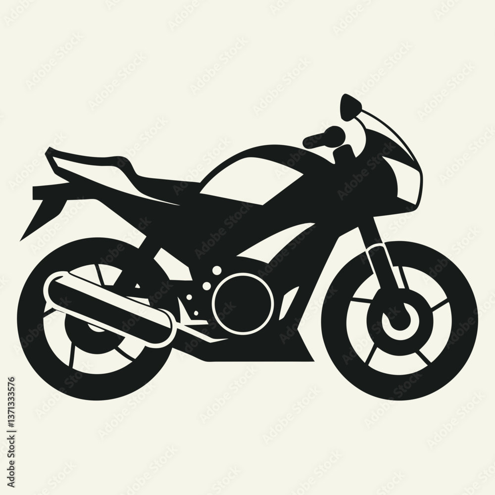 Fototapeta premium motorcycle vector illustration