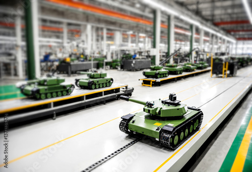 tank drones factory assembl...