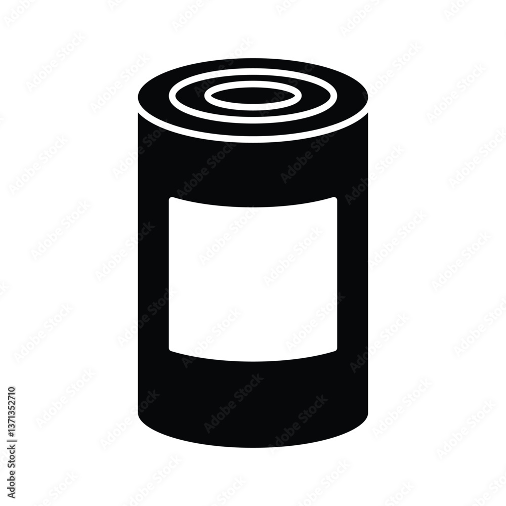 Tincan icon design template Tincan icon design template