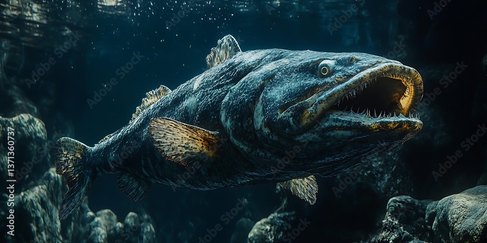 Fototapeta premium Deep Sea Fish in Aquarium