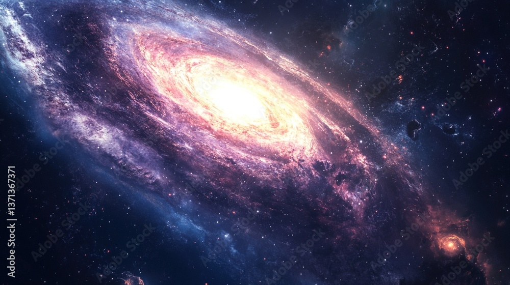 Spiral galaxy in deep space (10) Spiral galaxy in deep space (10)