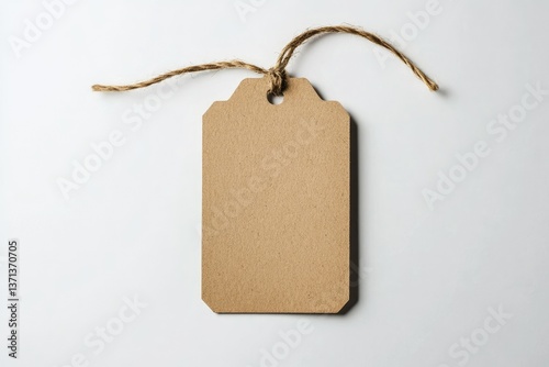 Detailed Color Picture of an Image of a Label Isolated on White