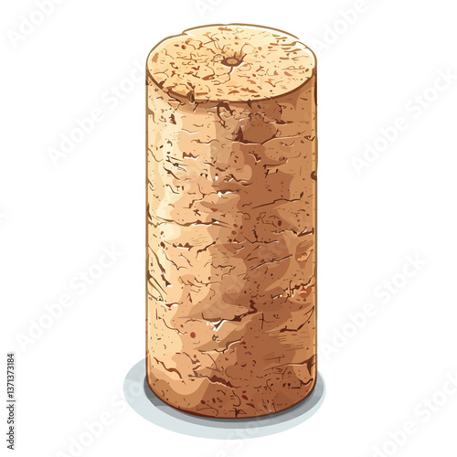 Cork isolated 