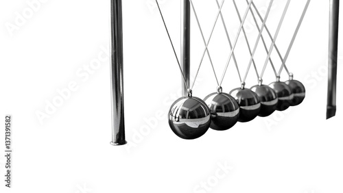balancing balls on white