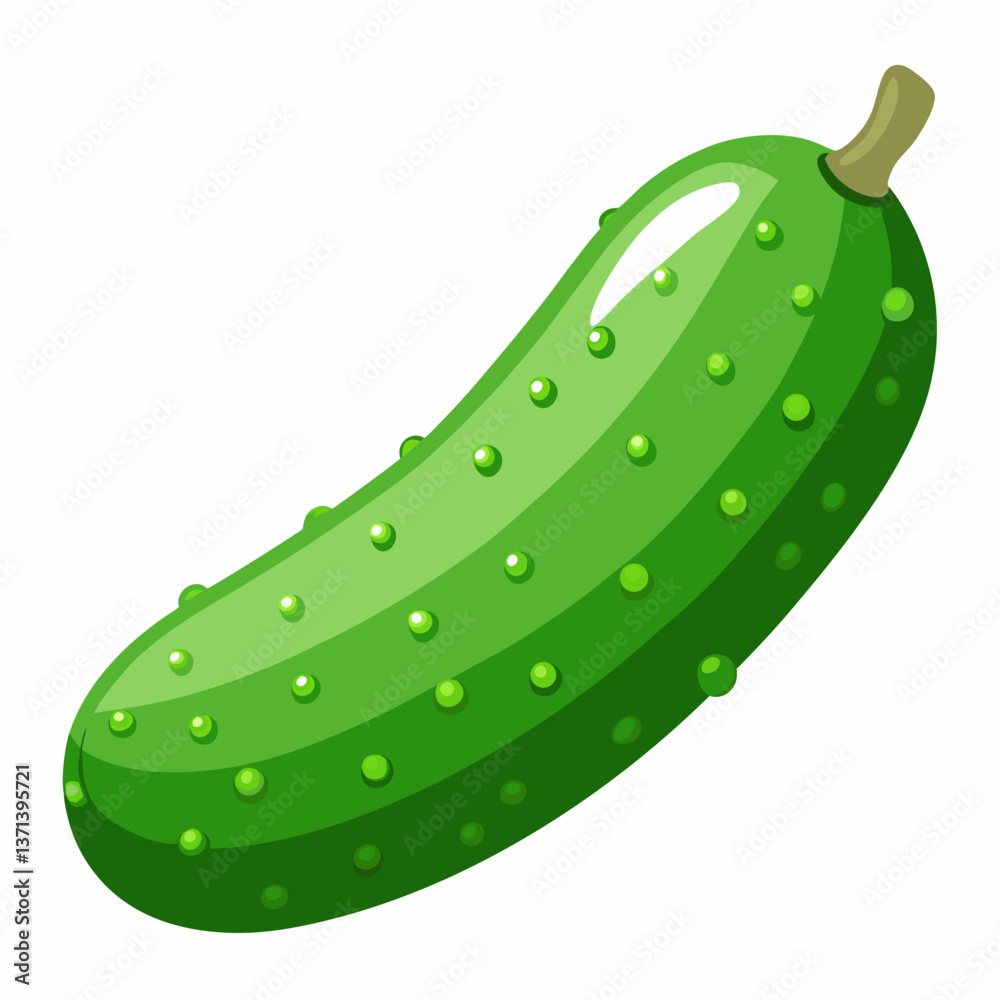 green cucumber with detailed surface bumps green cucumber with detailed surface bumps