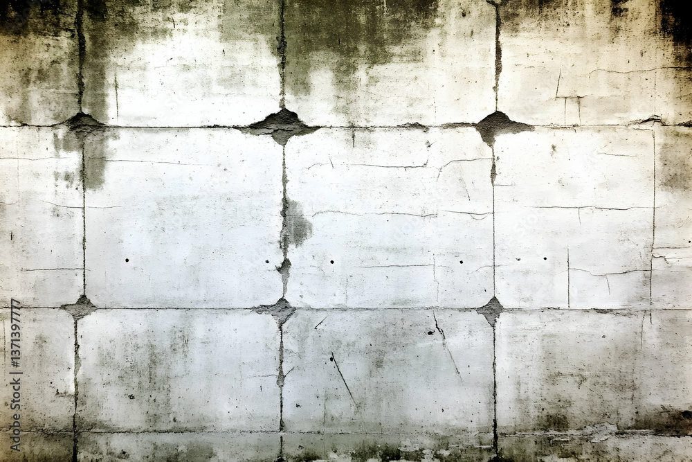 Obraz premium Photo of Concrete Wall Texture with Grunge Effect and Gray Tones Background