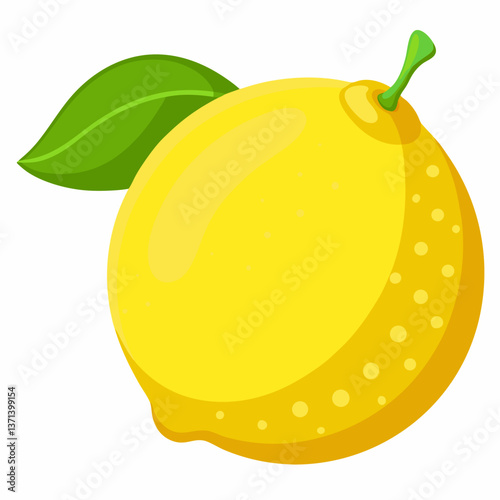 bright yellow lemon with dimpled skin