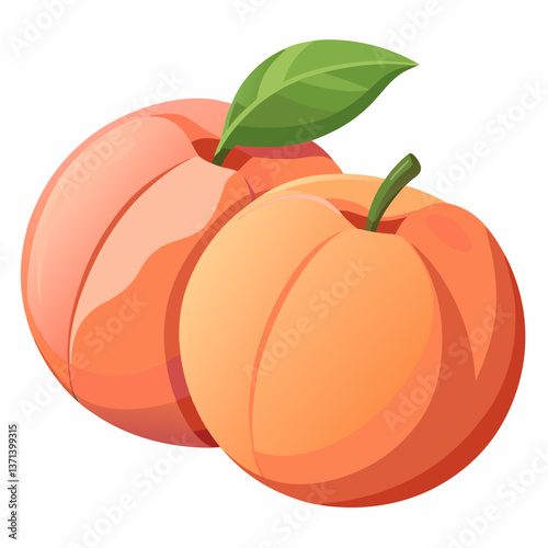 smooth skinned peaches with warm blush tones