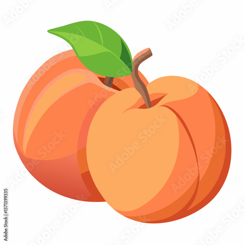 smooth skinned peaches with warm blush tones