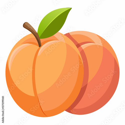 smooth skinned peaches with warm blush tones