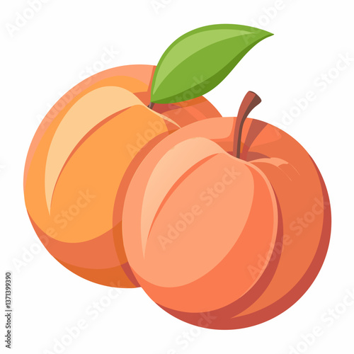 smooth skinned peaches with warm blush tones