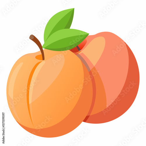 smooth skinned peaches with warm blush tones