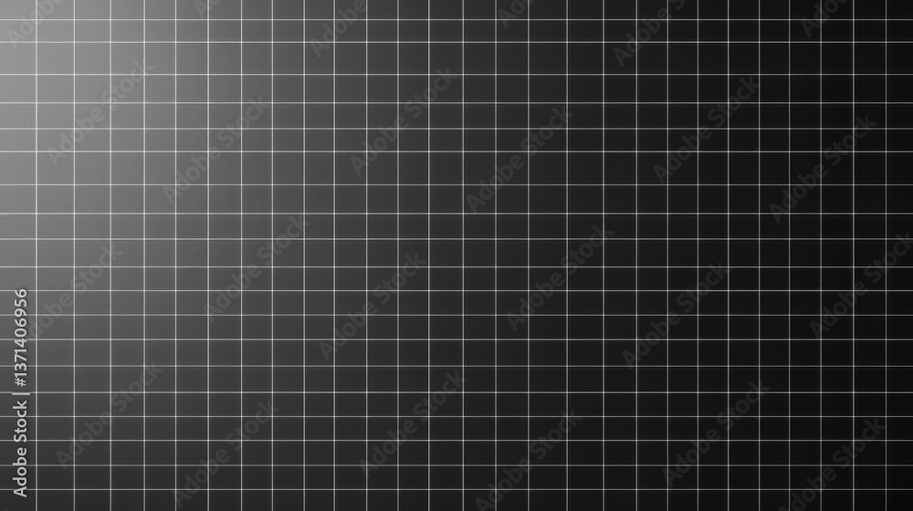 Graph paper sheet, grid paper texture, grid sheet, abstract grid line, gray straight lines on black background, Illustration business office and the bathroom wall. Graph paper sheet, grid paper texture, grid sheet, abstract grid line, gray straight lines on black background, Illustration business office and the bathroom wall.