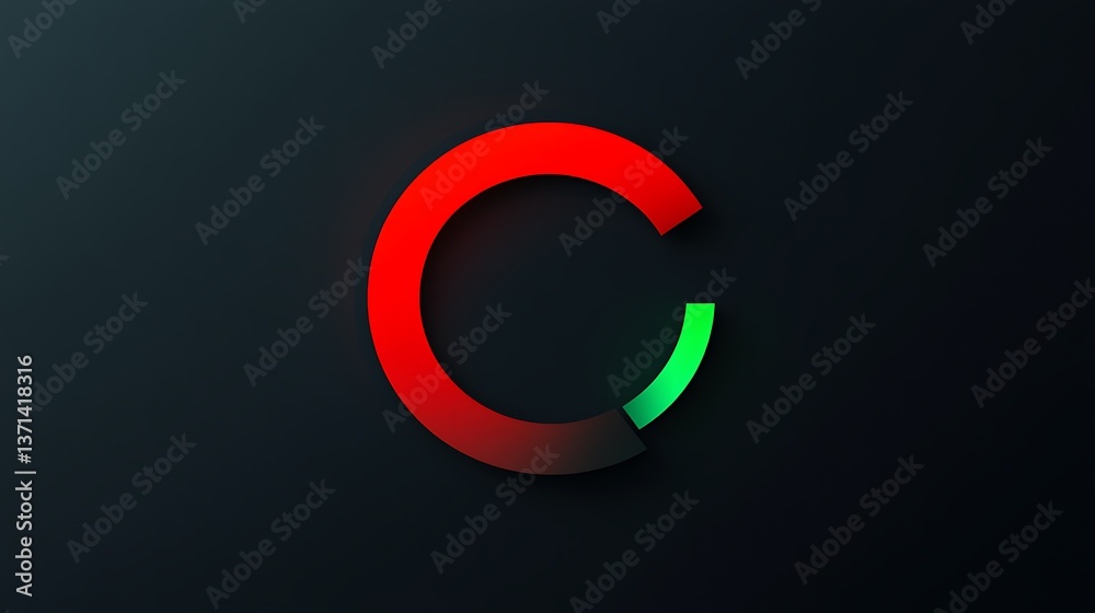 A colorful illuminated circular graphic against a dark background A colorful illuminated circular graphic against a dark background