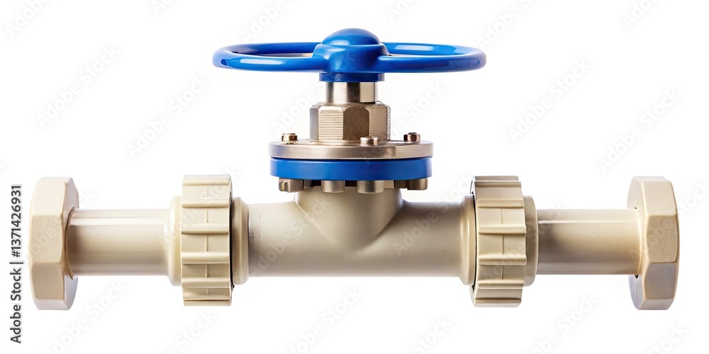 Polypropylene Pipe Installation: Stop Gate Valve & Water Pressure Management System
