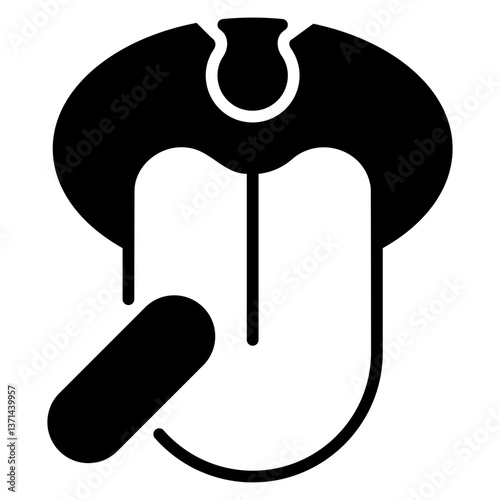Tongue Depressor Solid Icon