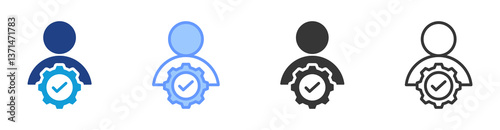 Manager icon set multiple style collection