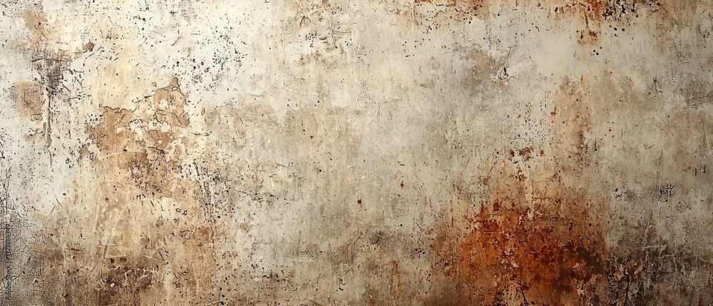 Fototapeta premium Worn Paper and Ink Texture Background for Design Projects