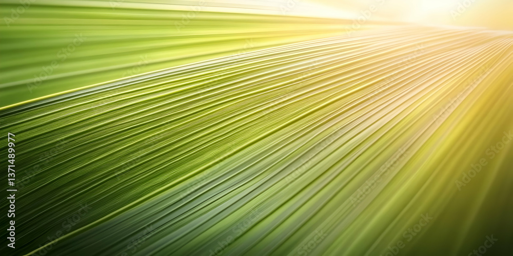 Abstract Illustration of Green and Yellow Lines with Bright Light and Texture Abstract Illustration of Green and Yellow Lines with Bright Light and Texture