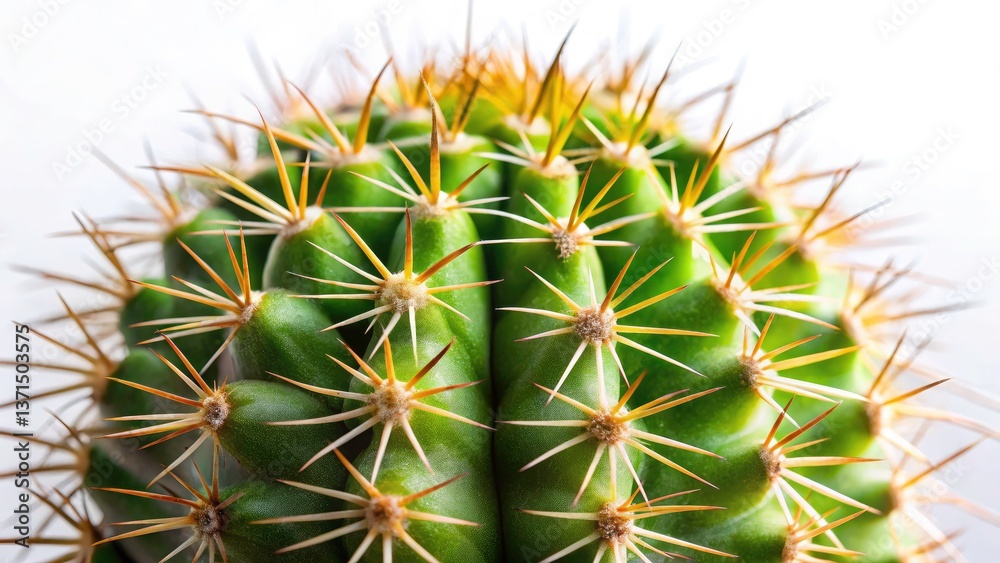 Macro Photography Cactus Spines Thorns Desert Plant Closeup High Depth of Field Image Macro Photography Cactus Spines Thorns Desert Plant Closeup High Depth of Field Image