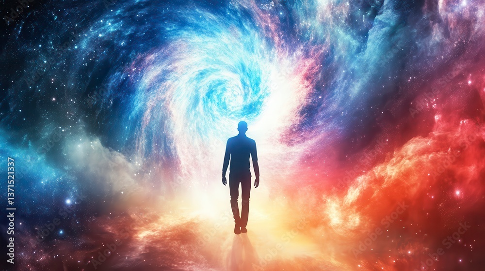 Mysterious Journey Through Cosmic Colors and Swirling Galaxies Mysterious Journey Through Cosmic Colors and Swirling Galaxies