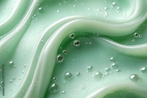 Aloe Vera Gel Texture Clear Cosmetic Cream Face Serum Moisturizer Background
