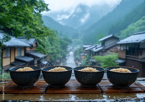 Raining Noodles, Mountain Village photo