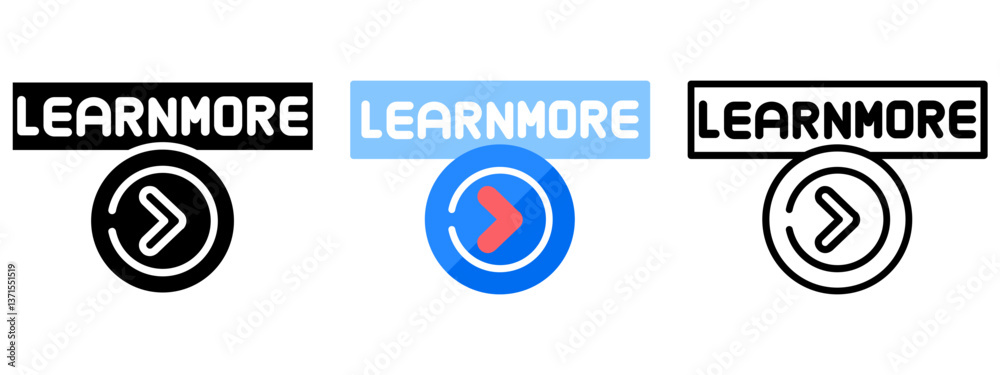 Learn More Web Interface Button Icon, Collection of Line, Glyph and Flat, Line, Glyph, Flat, Set of Line Glyph and Flat Icon Learn More Web Interface Button Icon, Collection of Line, Glyph and Flat, Line, Glyph, Flat, Set of Line Glyph and Flat Icon