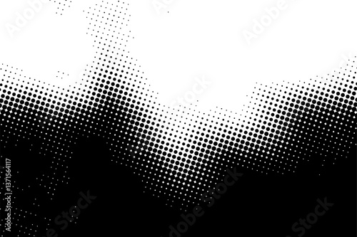 abstract gradient halftone dots background Pop art template texture Vector illustration