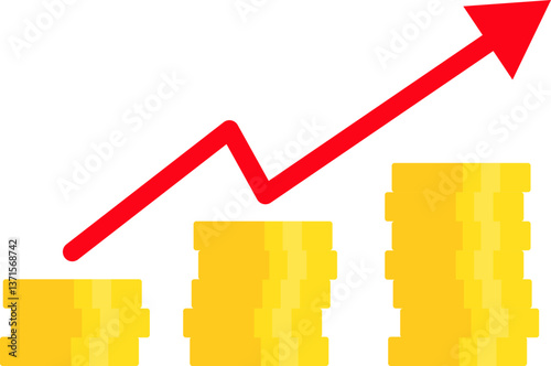 Inflation money graphic