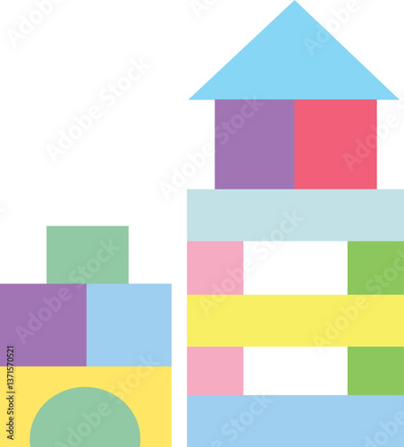 bricks toy blocks wooden