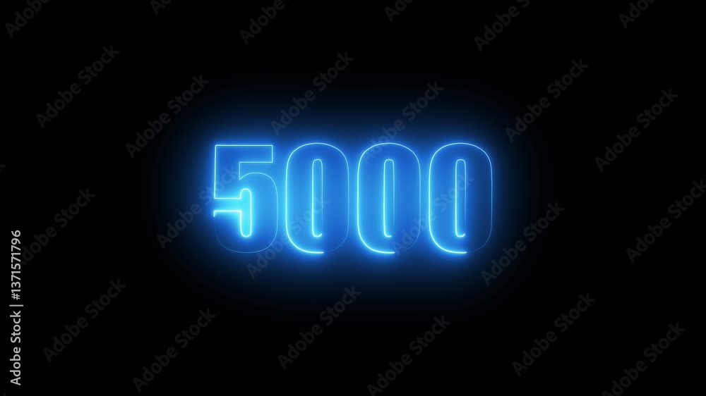Futuristic Motion Purple Blue Shiny Number 5000 Lines On Dark Purple Glitter Dust Background light lines marketing modern motion night number numeric outline particle purple reveal shiny sign Futuristic Motion Purple Blue Shiny Number 5000 Lines On Dark Purple Glitter Dust Background light lines marketing modern motion night number numeric outline particle purple reveal shiny sign