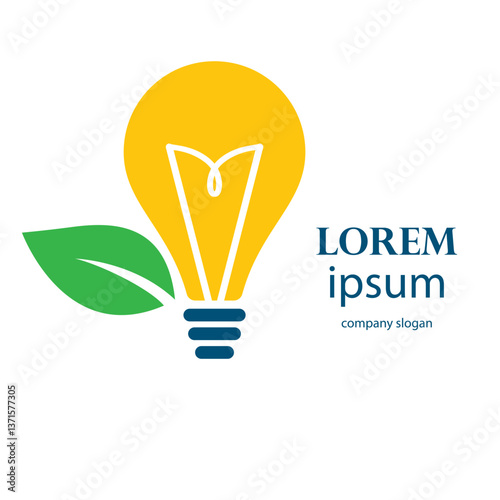 lamp logo design, bright ideas and innovation