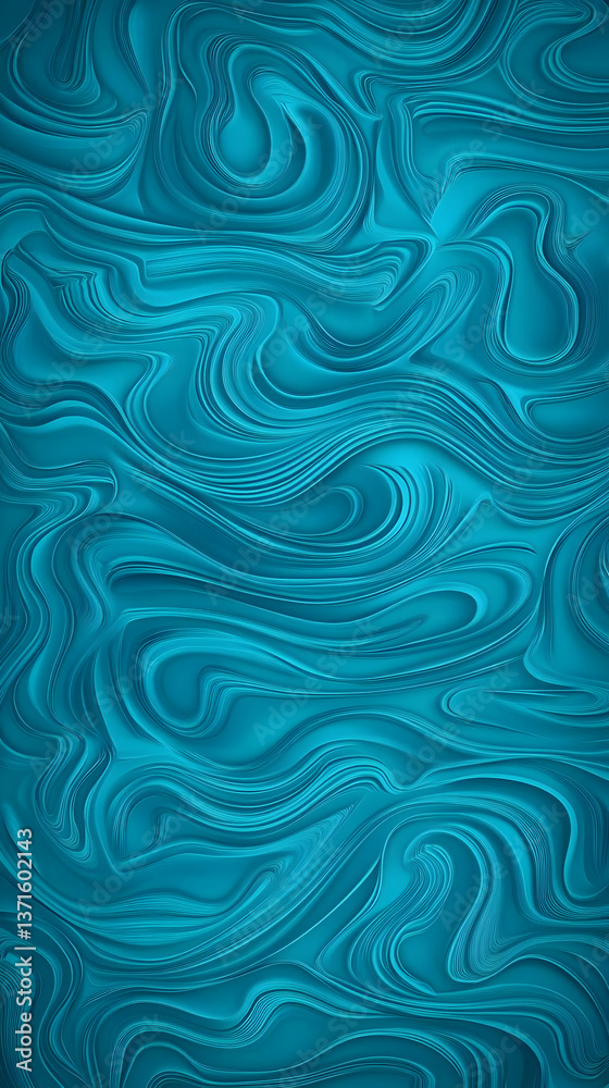 Abstract Teal Texture Background With Flowing Wave Pattern Design Illustration Abstract Teal Texture Background With Flowing Wave Pattern Design Illustration