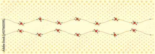 Romantic flower pattern design. flower vector. hand drawn floral illustration. floral pattern swatches
