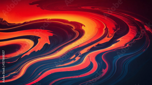 Liquid Fire Abstract Texture