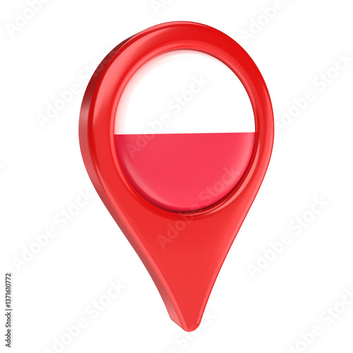 3D Poland Flag Map Marker – Travel, Navigation, and Location Icon Free Download 3D Poland Flag Map Marker – Travel, Navigation, and Location Icon - GFXLoad