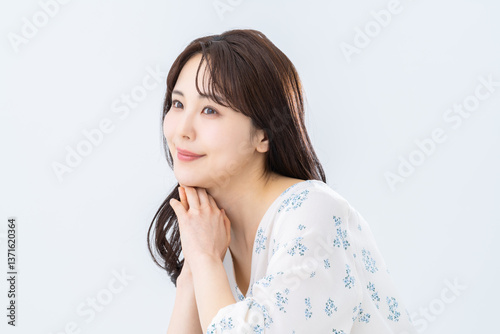 若い女性のビューティ