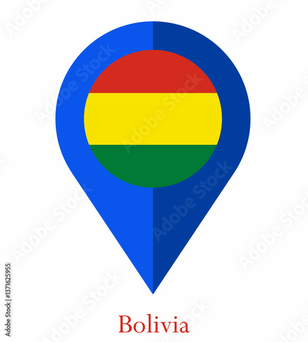 Free Download Flag Of Bolivia, Bolivia flag, National flag of Bolivia. map pin flag of Bolivia. - GFXLoad