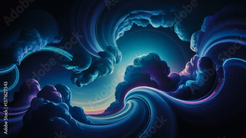 Galactic Smoke Cloud Background