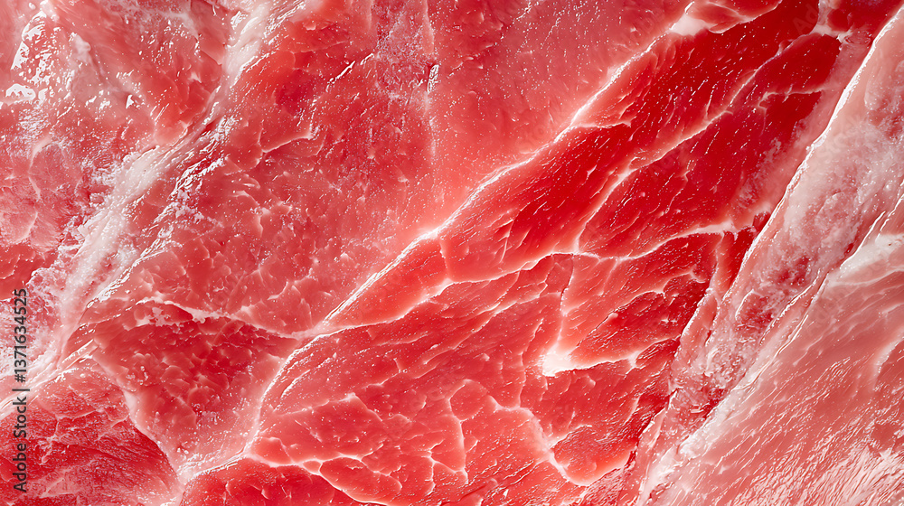 Raw meat texture close-up culinary focus food photography indoor setting macro view delicious aesthetics Raw meat texture close-up culinary focus food photography indoor setting macro view delicious aesthetics