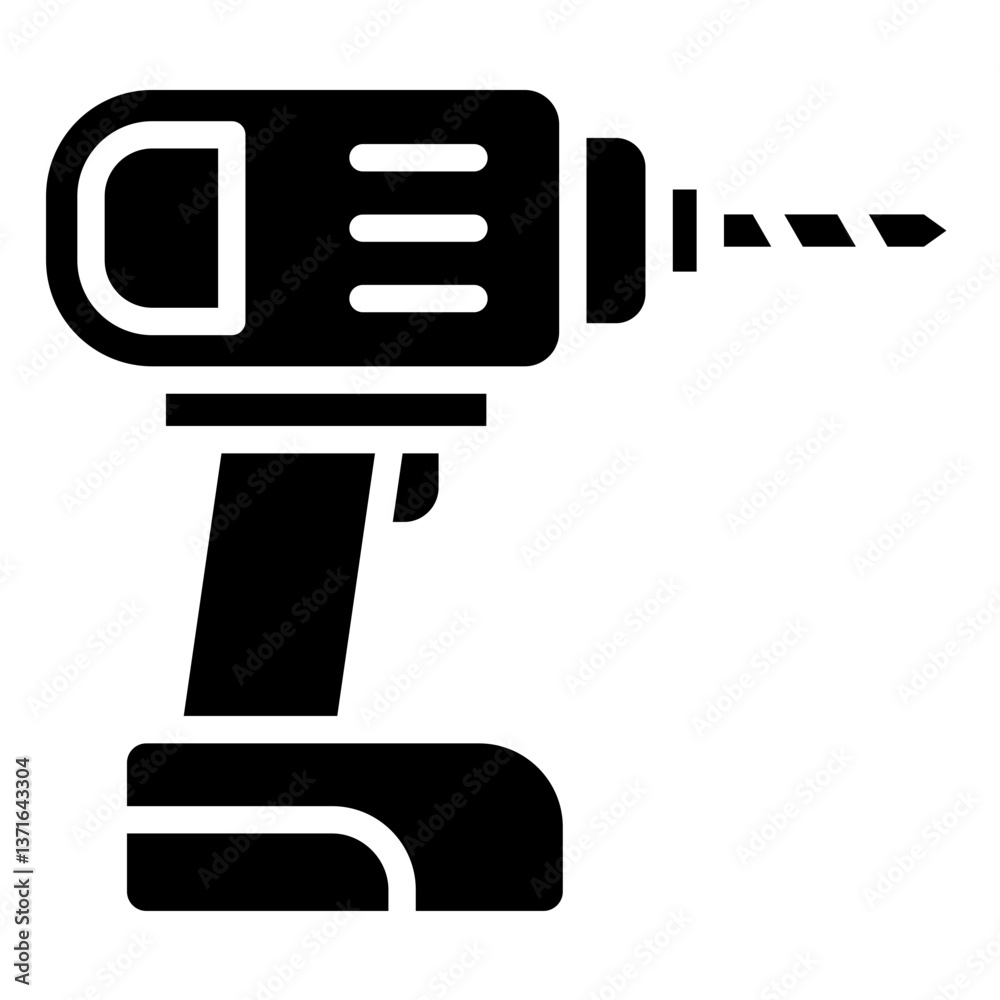 Fototapeta premium Drill Icon