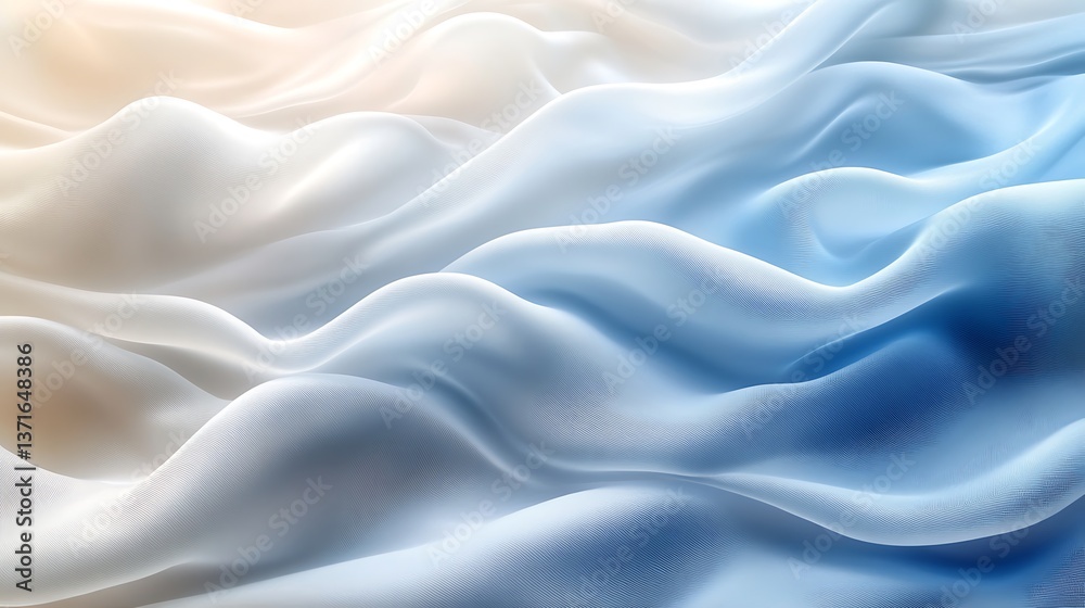 A serene silky background in icy blue and white, with gentle waves and a frosted glass effect, A serene silky background in icy blue and white, with gentle waves and a frosted glass effect,